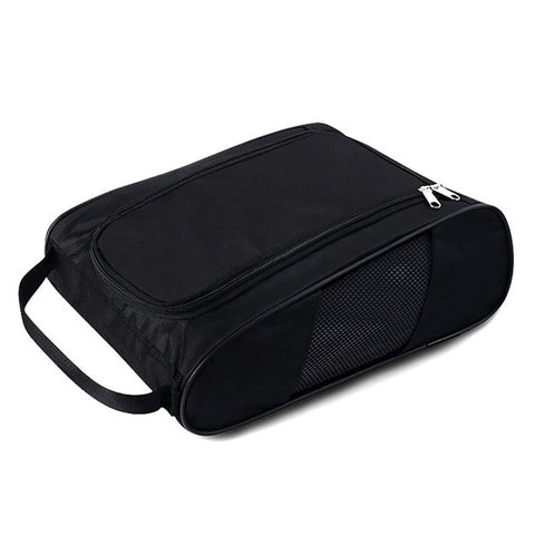 Golf Shoes Bag Breathable Portable Water Resistant Zipper Shoe Case Carrier 4200 Synthetic Fibers