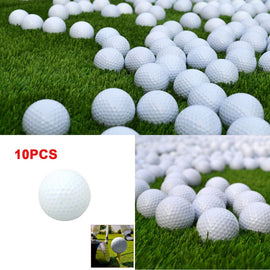 New 10pcs Golf Balls Outdoor Sports White PU Foam Golf Ball Indoor Outdoor Practice Training Aids Drop Shipping