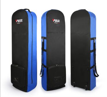 Golf Bag Travel with Wheels Large Capacity Storage Bag Practical Golf Aviation Bag Foldable Airplane Travelling Nylon Golf Bags