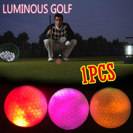 Golf Constantly Bright Ball Glowing Ball Golf LED Glow Ball Glowing Golf Ball Accessories Random Color