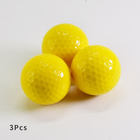 Golf Practice Balls Dent Resistant Training Balls Golf for Driving Range Swing Practice Outdoor Indoor Home Office Putting