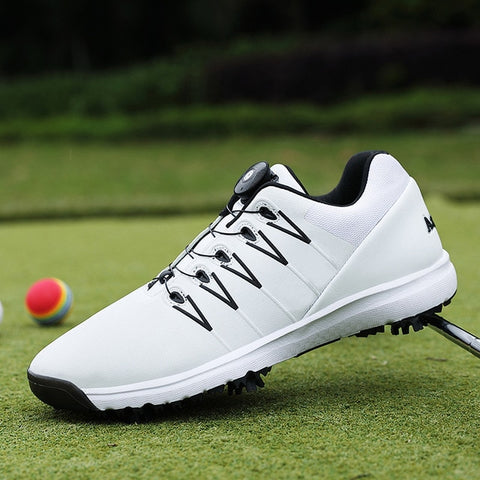 2019 New Men's Pro Waterproof Golf Shoes Men Sports Shoes spikeless  Mens Training Sneakers