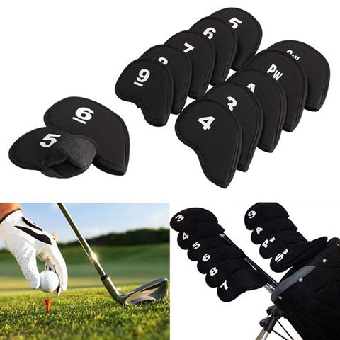 10 Pcs Golf Club Head Covers Iron Putter Head Cover Putter Headcover Set Outdoor Sport Golf Accessoires