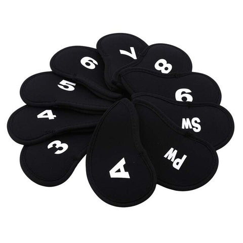 10 Pcs Golf Club Head Covers Iron Putter Head Cover Putter Headcover Set Outdoor Sport Golf Accessoires