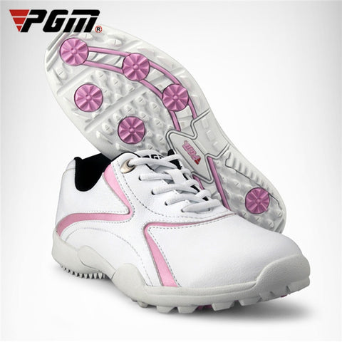 PGM Brand Women Golf Shoes Lightweight Women Leisure Sport Sneaker Lady Waterproof Breathable Anti-slip Nails Golfing Shoes