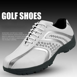 Golf Shoes Men's Waterproof Non-Slip Nailless Golf Shoes Male Bottom Lightweight Wear-Resistant Breathable Sports Shoes D0605