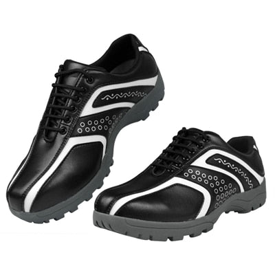 Golf Shoes Men's Waterproof Non-Slip Nailless Golf Shoes Male Bottom Lightweight Wear-Resistant Breathable Sports Shoes D0605