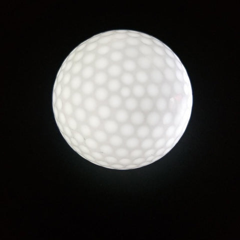 Luminous Colorful Glitter LED Light Golf Ball Permanent Bright Ball On For Night Golf Training Synthetic Rubber Two-piece Ball