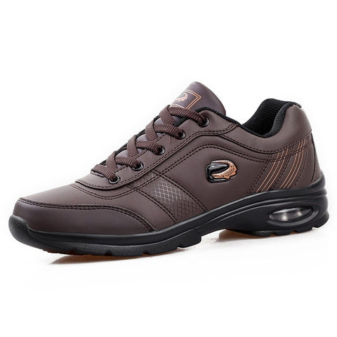 Men Golf Shoes Outdoor Black Brown Men's Waterproof Sport Sneakers Lace Up Male Golf Training Sneakers Athletic Footwear