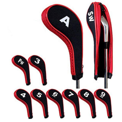 10pcs Golfclubs putter cover hoofd Iron Set Putter Headcovers Head Cover Beschermende Headcovers Outdoor Golf putter Accessoires