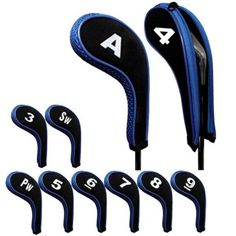 10pcs Golfclubs putter cover hoofd Iron Set Putter Headcovers Head Cover Beschermende Headcovers Outdoor Golf putter Accessoires