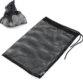 Nylon Mesh Nets Bag Golf Table Tennis Ball Storage Pouch Carrying Holder 3 Sizes