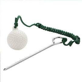 Practice Training Aids Plastic Swing Practical Sport Accessory Outdoor Golf Ball Durable Hit With Rope Shot Beginners